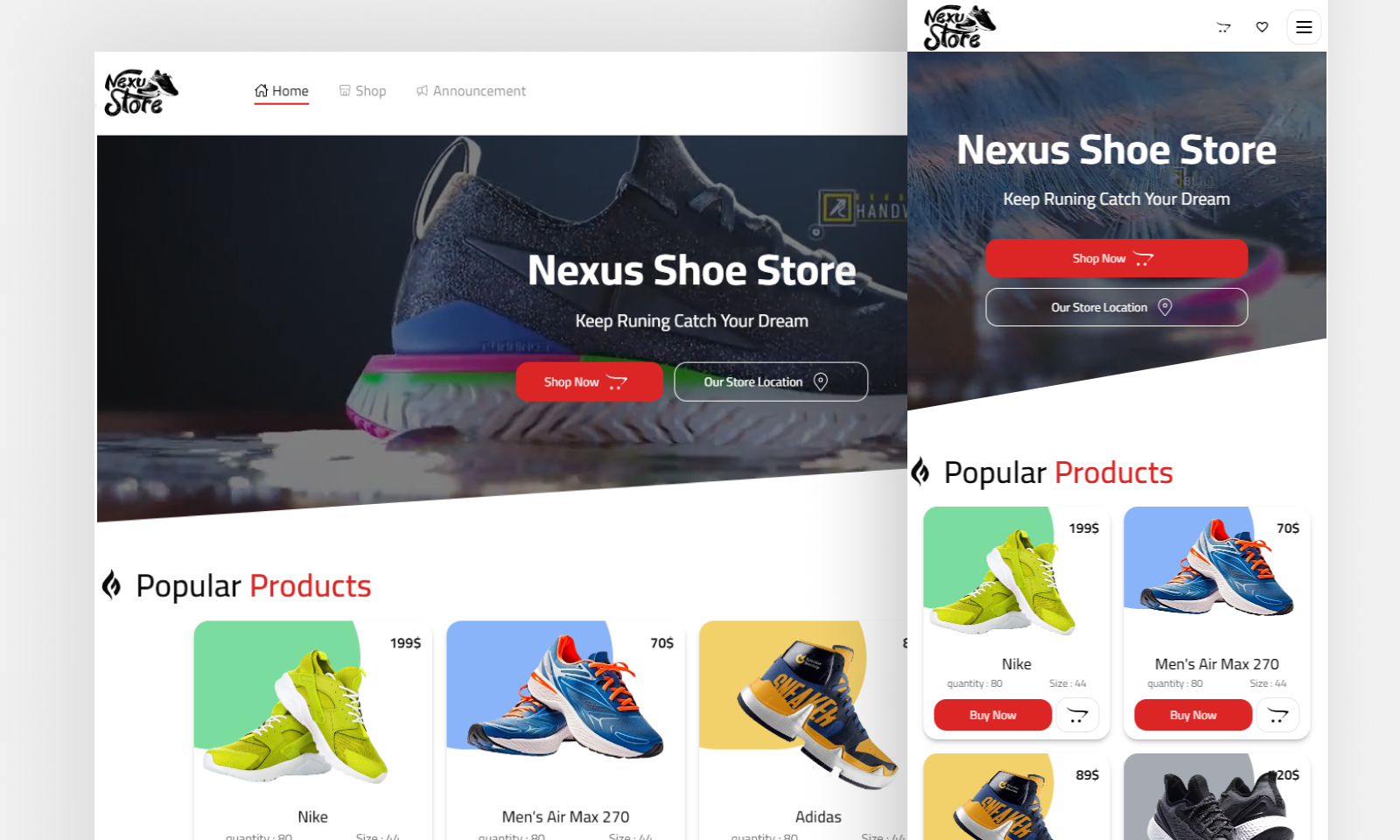 Nexu Shoe Store